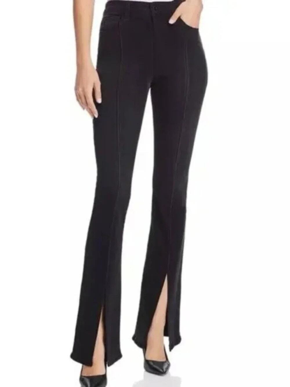 Joe's Jeans High Rise Ponte Bootcut Pants Black 27 NWT